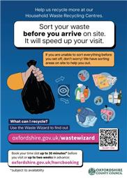 New booking system at Oxfordshire County Council Recycling Centres
